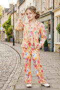 Lei-Chie Yellow 3-Piece Floral Print Designer Clothing Set