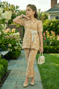 Girls 2-Piece Floral Printed Co-ord Set