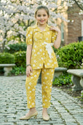 Girls 2-Piece Floral Printed Co-ord Set