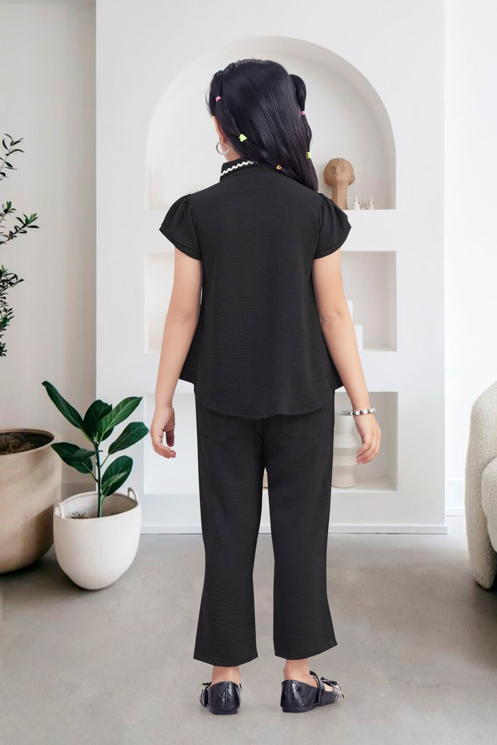 Chic Tropical Theme Girls Co-Ord Set