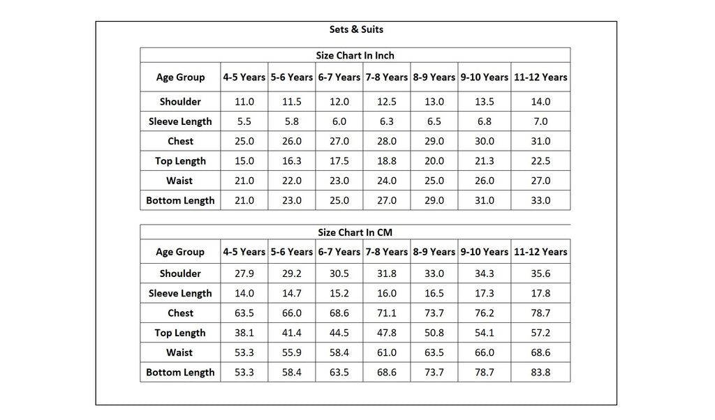 Chic Tropical Theme Girls Co-Ord Set